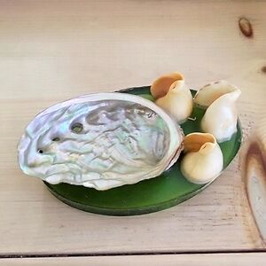 Vintage Shellco Lucite Shell Accent Decor